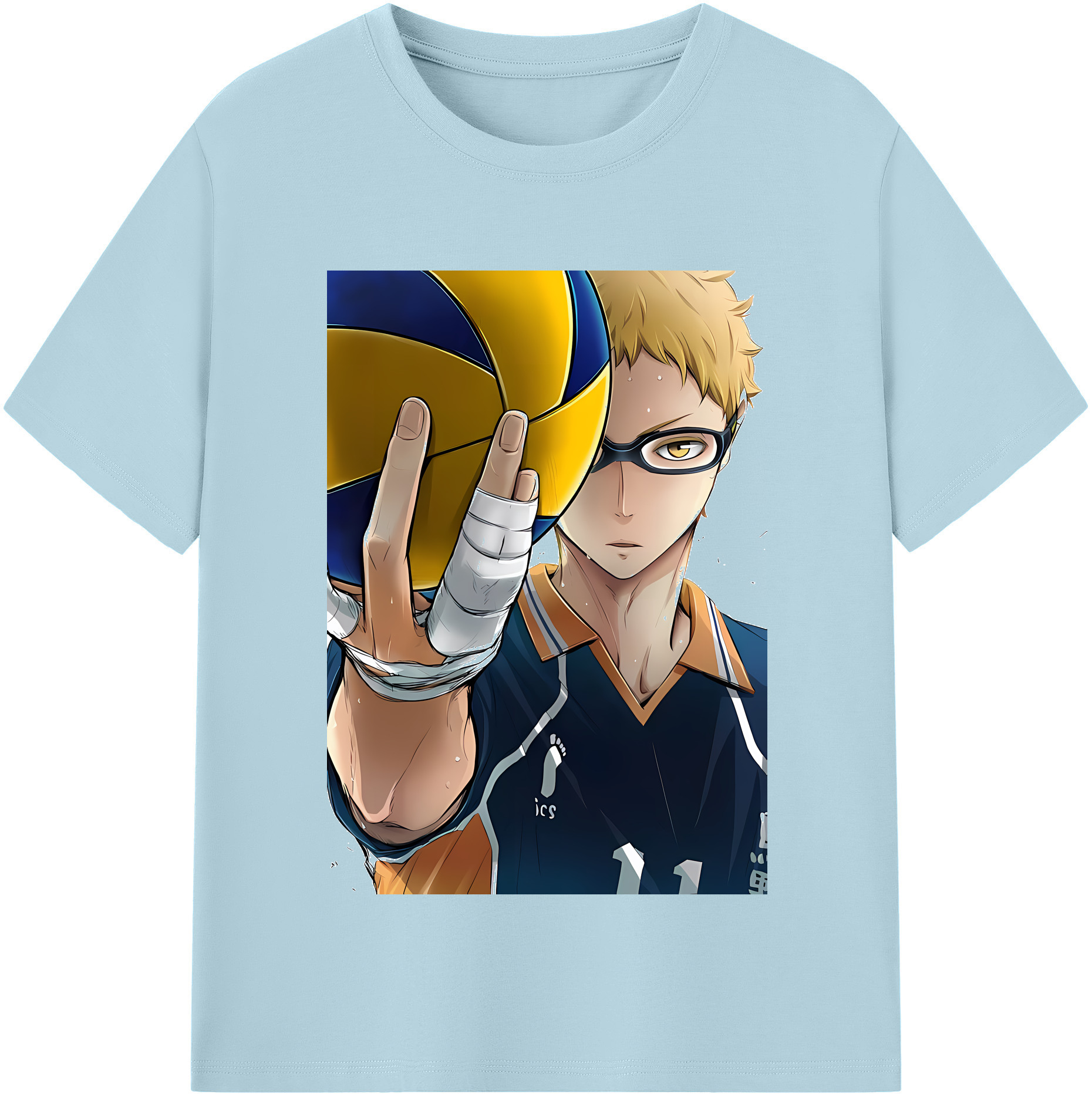 （画像用） ハイキュー!! Haikyu!! 綿100％半袖Tシャツ（フロントプリント）
